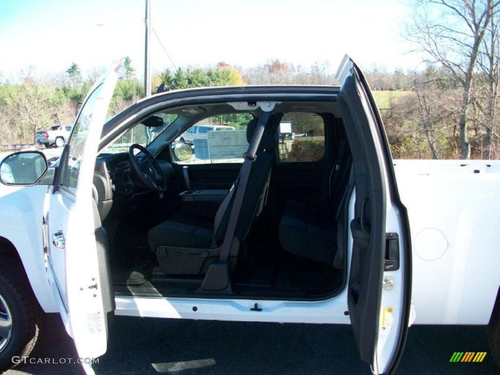 2011 Silverado 1500 LT Extended Cab 4x4 - Summit White / Light Titanium/Ebony photo #7