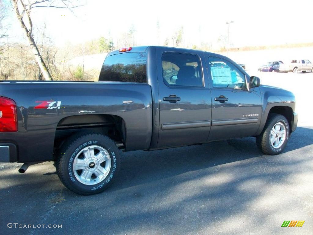 2011 Silverado 1500 LT Crew Cab 4x4 - Taupe Gray Metallic / Light Titanium/Ebony photo #4