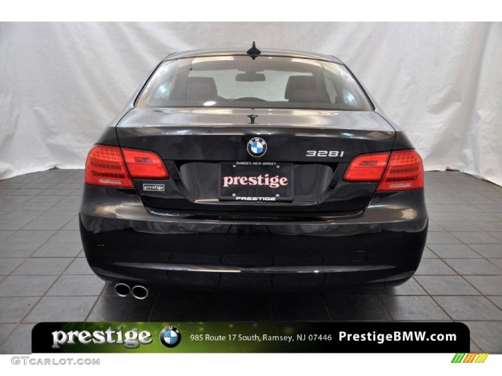 2011 3 Series 328i xDrive Coupe - Jet Black / Black photo #3