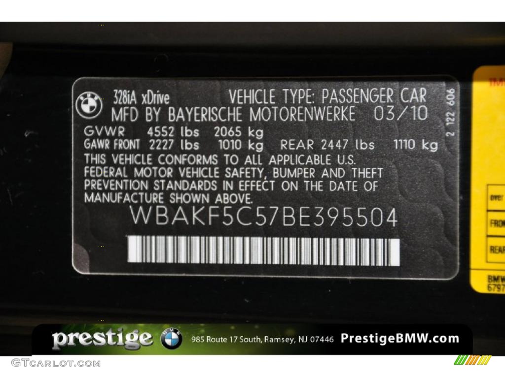 2011 3 Series 328i xDrive Coupe - Jet Black / Black photo #13