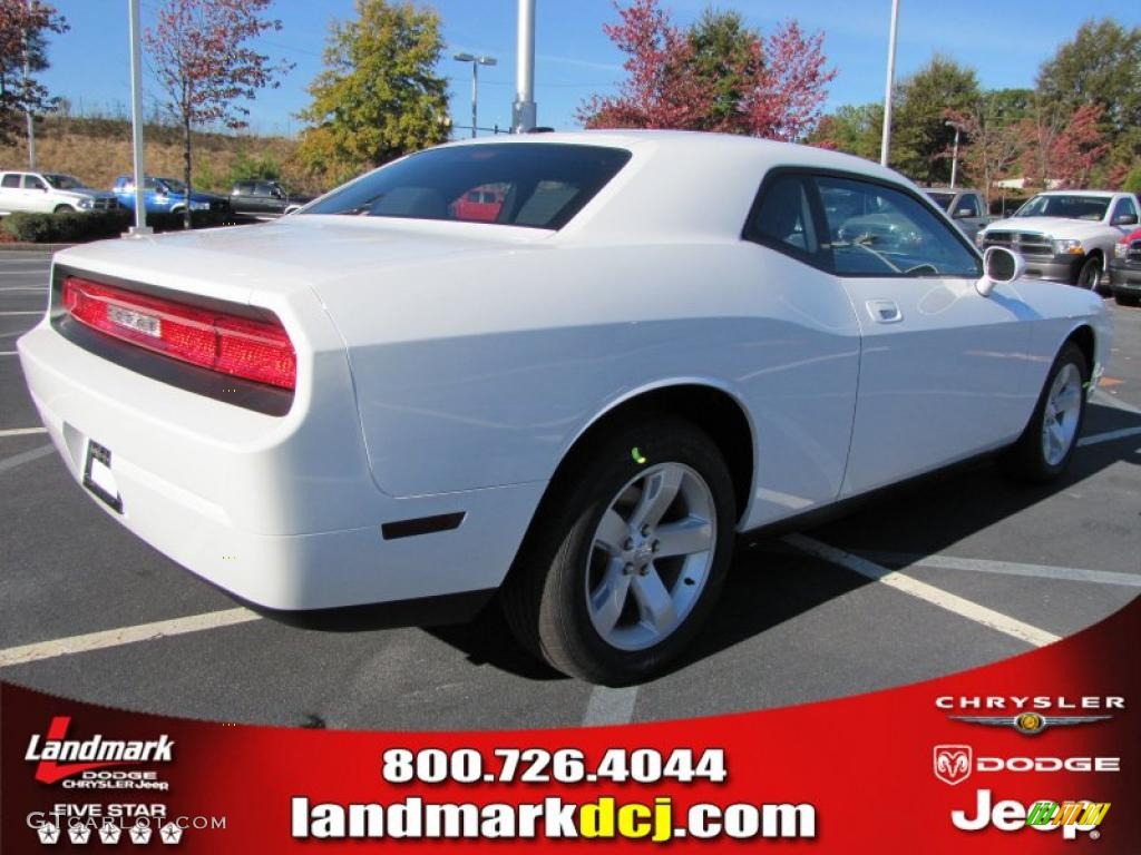 2010 Challenger SE - Stone White / Dark Slate Gray photo #3