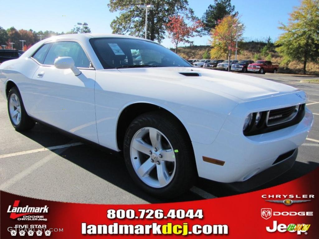 2010 Challenger SE - Stone White / Dark Slate Gray photo #4