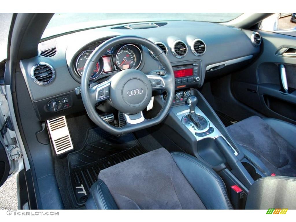2008 Audi TT 2.0T Roadster Black Dashboard Photo #39625894
