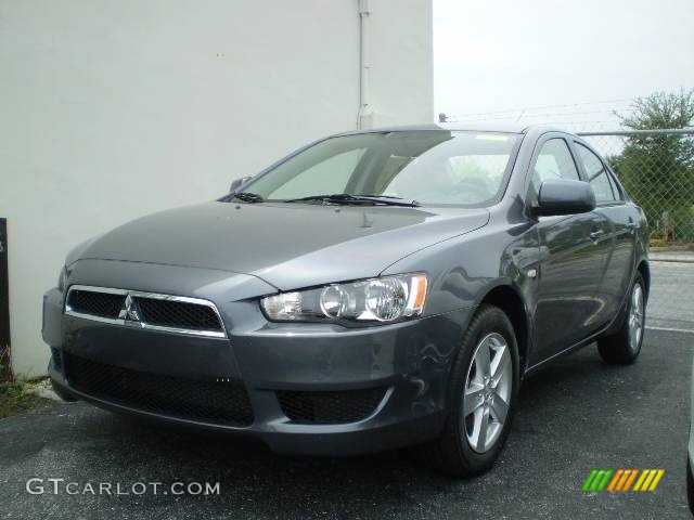 2009 Lancer ES - Graphite Gray Pearl / Black photo #1