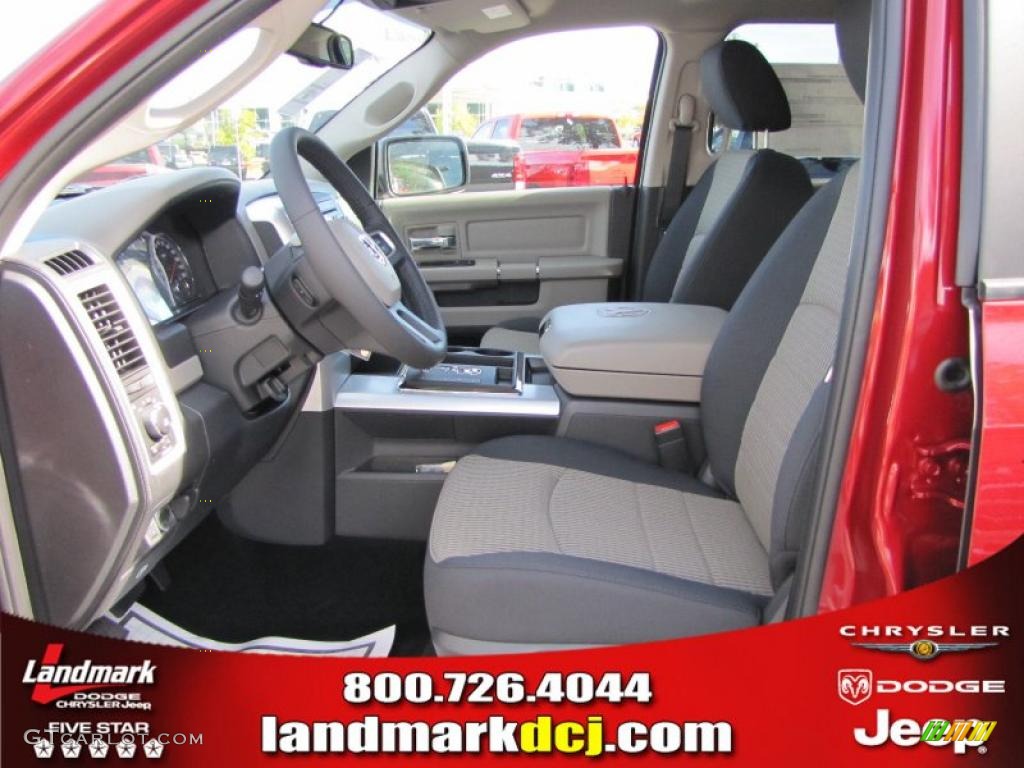 2011 Ram 1500 Big Horn Crew Cab - Deep Cherry Red Crystal Pearl / Dark Slate Gray/Medium Graystone photo #7