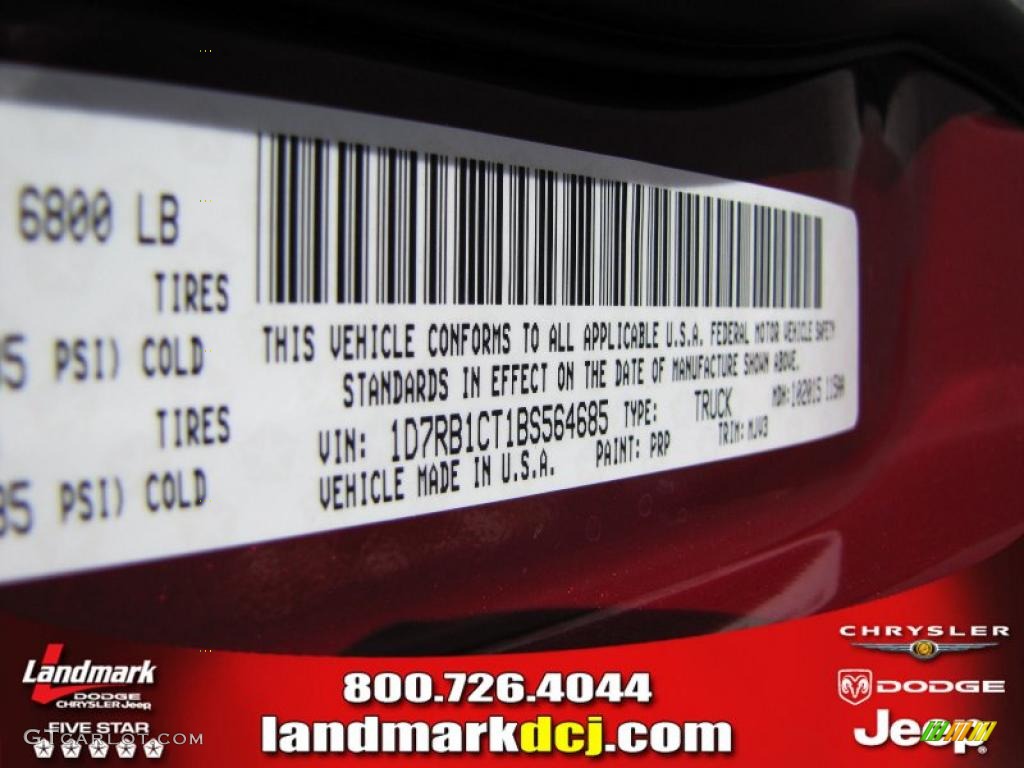 2011 Ram 1500 Big Horn Crew Cab - Deep Cherry Red Crystal Pearl / Dark Slate Gray/Medium Graystone photo #14