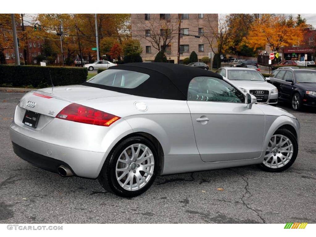 2008 TT 3.2 quattro Roadster - Ice Silver Metallic / Black photo #5