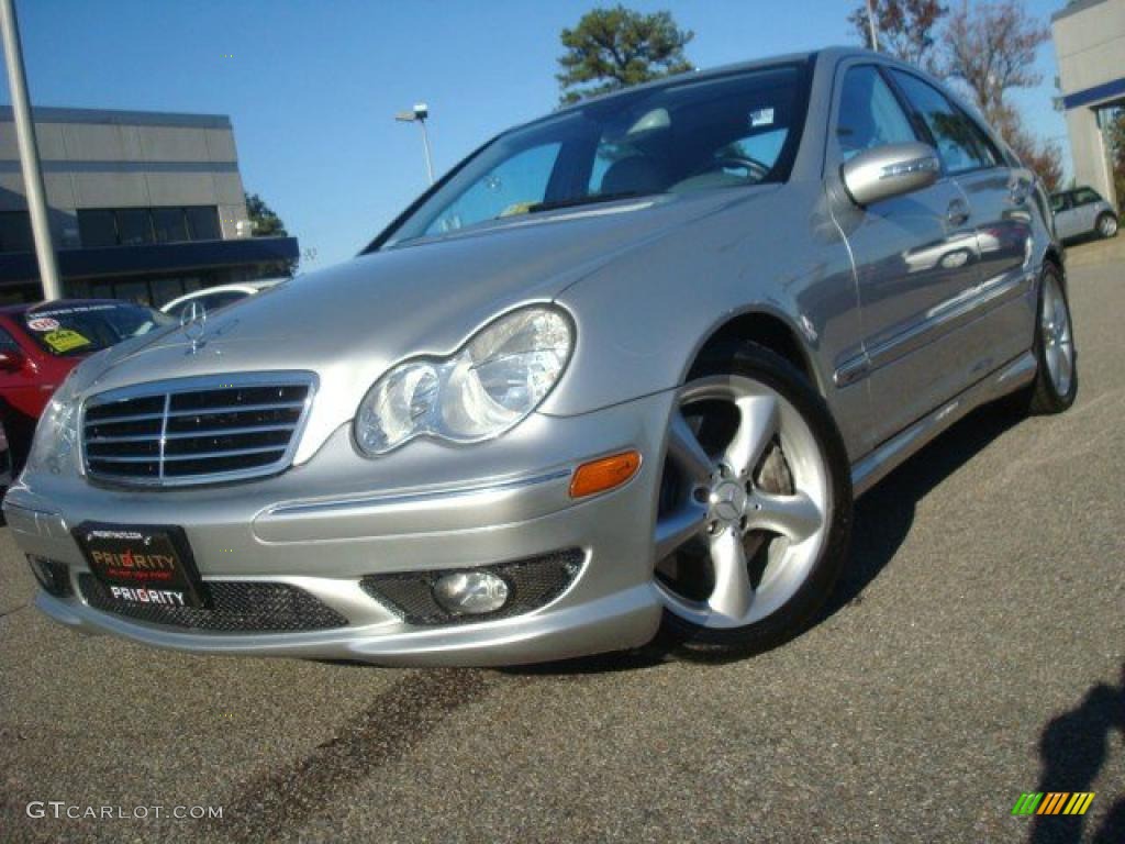 Iridium Silver Metallic 2005 Mercedes-Benz C 230 Kompressor Sedan Exterior Photo #39626902