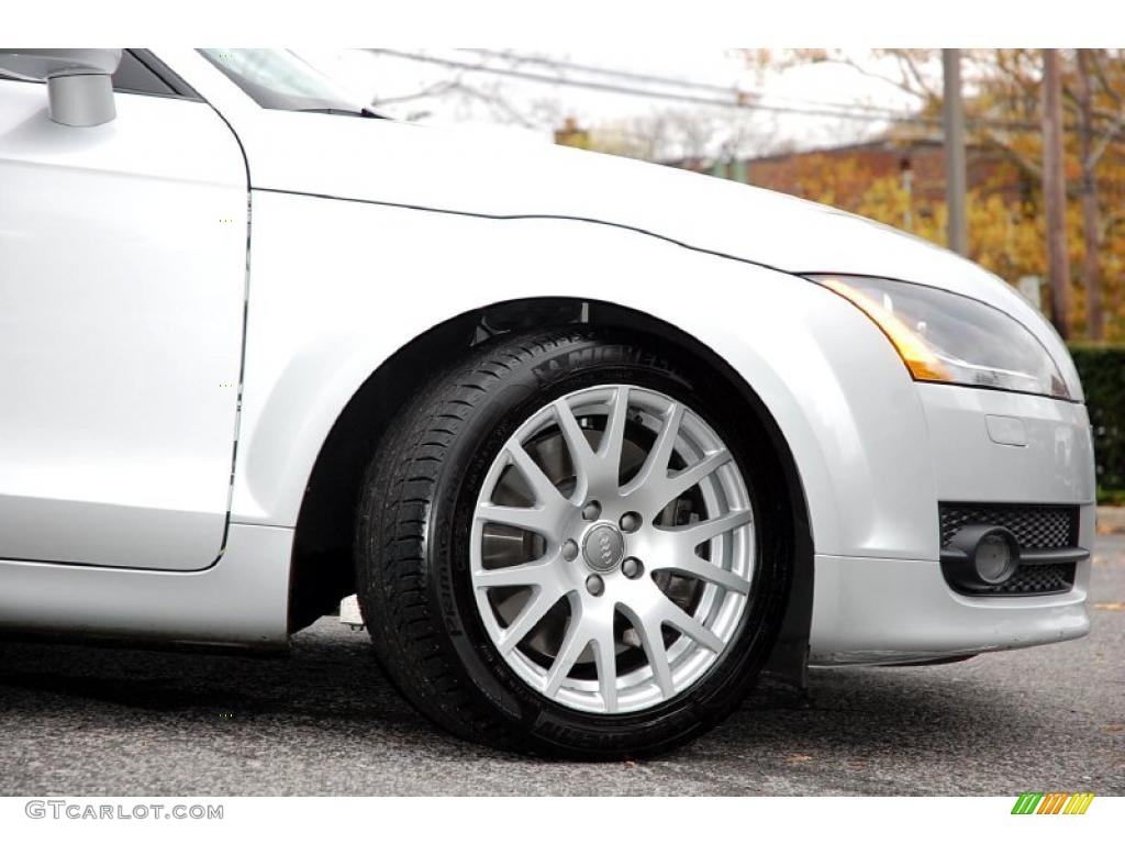 2008 TT 3.2 quattro Roadster - Ice Silver Metallic / Black photo #9