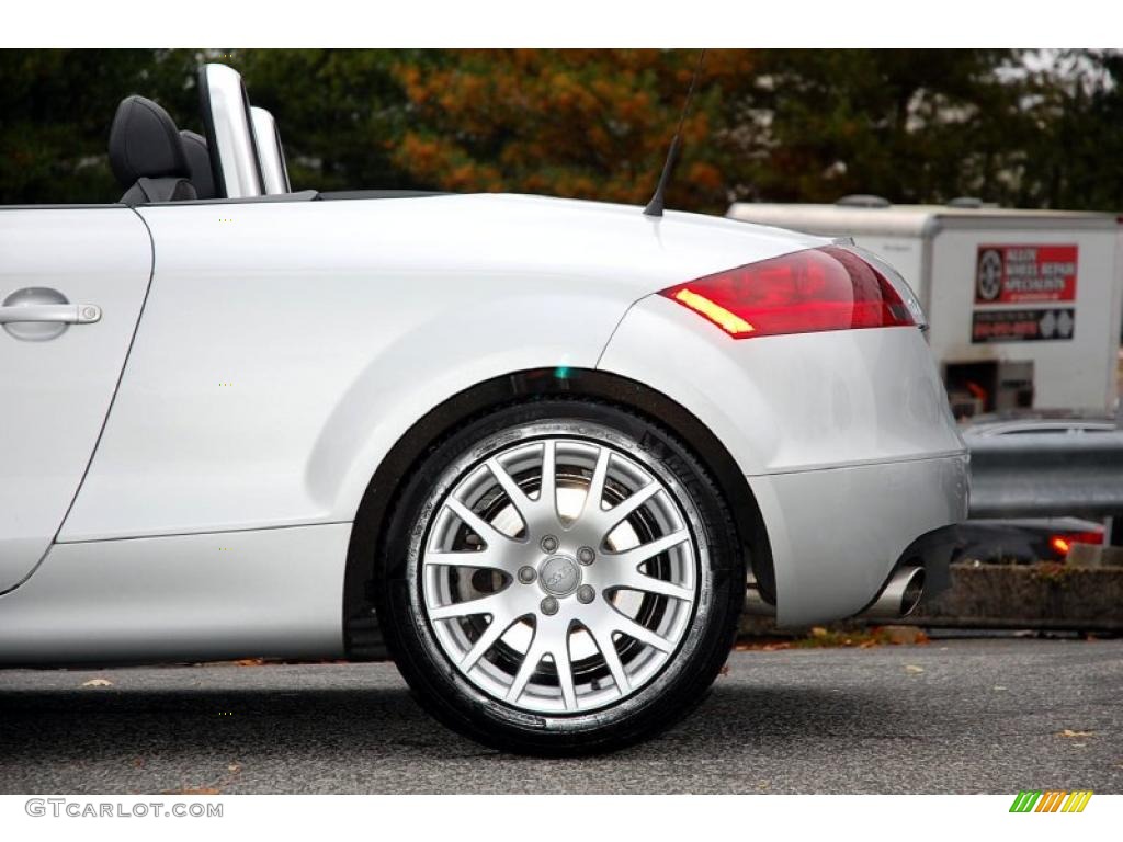 2008 TT 3.2 quattro Roadster - Ice Silver Metallic / Black photo #12