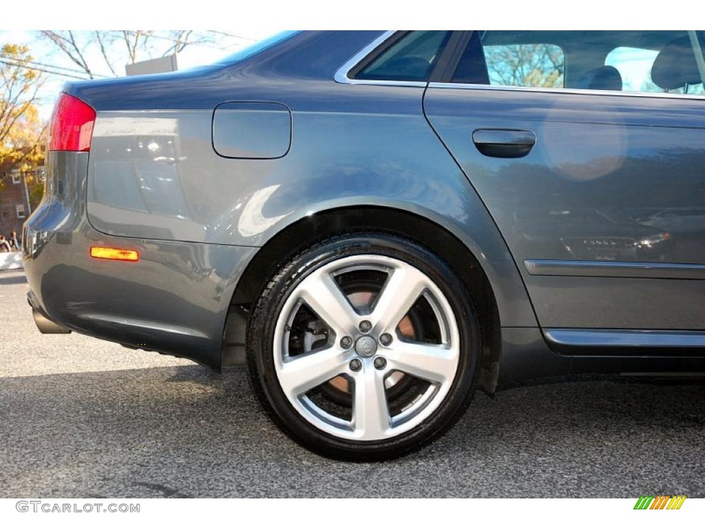 2008 A4 3.2 Quattro S-Line Sedan - Dolphin Grey Metallic / Black photo #6