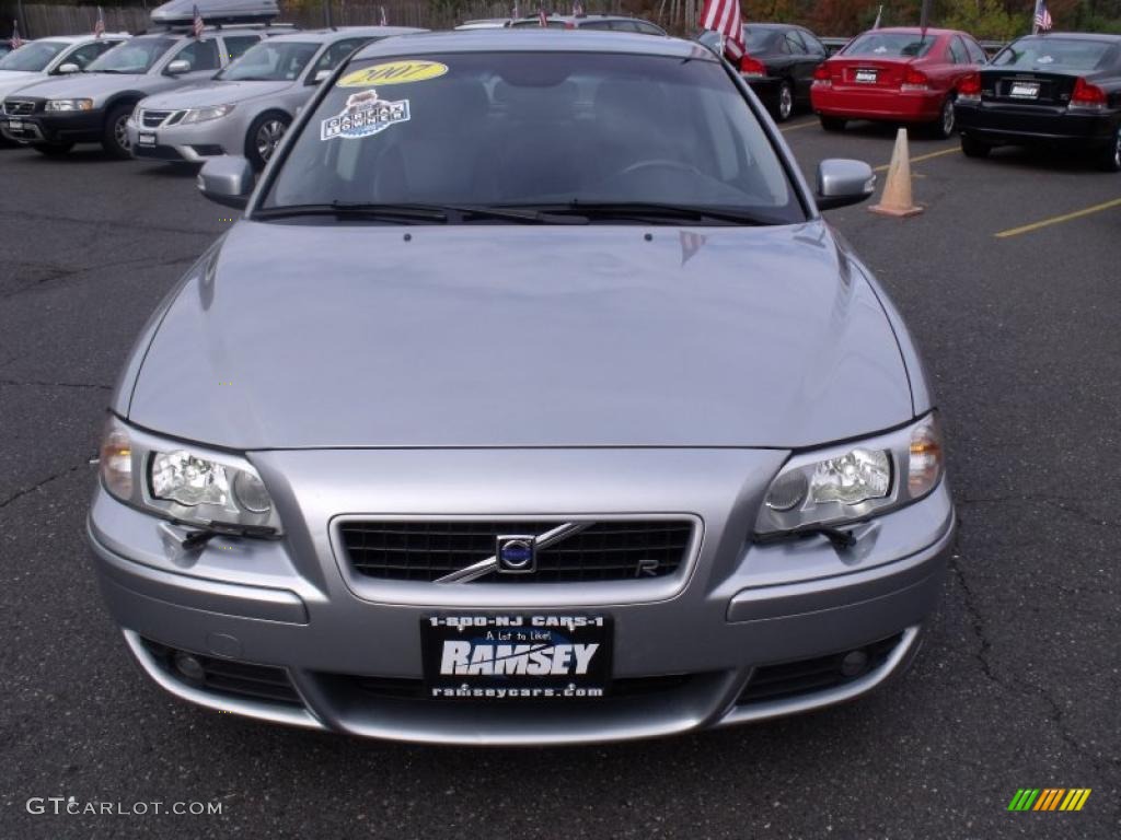 2007 S60 R AWD - R Electric Silver Metallic / Nordkap Black/Blue R Metallic photo #8