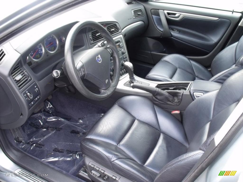 Nordkap Black/Blue R Metallic Interior 2007 Volvo S60 R AWD Photo #39627698