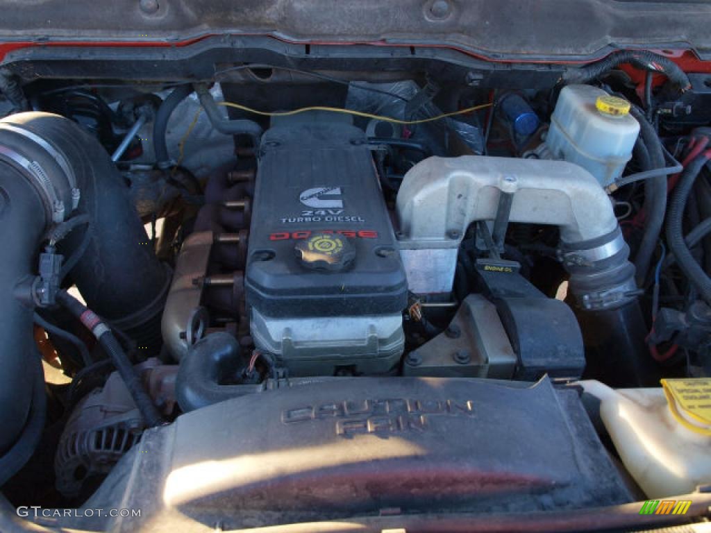 2003 Dodge Ram 3500 SLT Quad Cab 4x4 5.9 Liter Cummins OHV 24-Valve Turbo-Diesel Inline 6 Cylinder Engine Photo #39627826