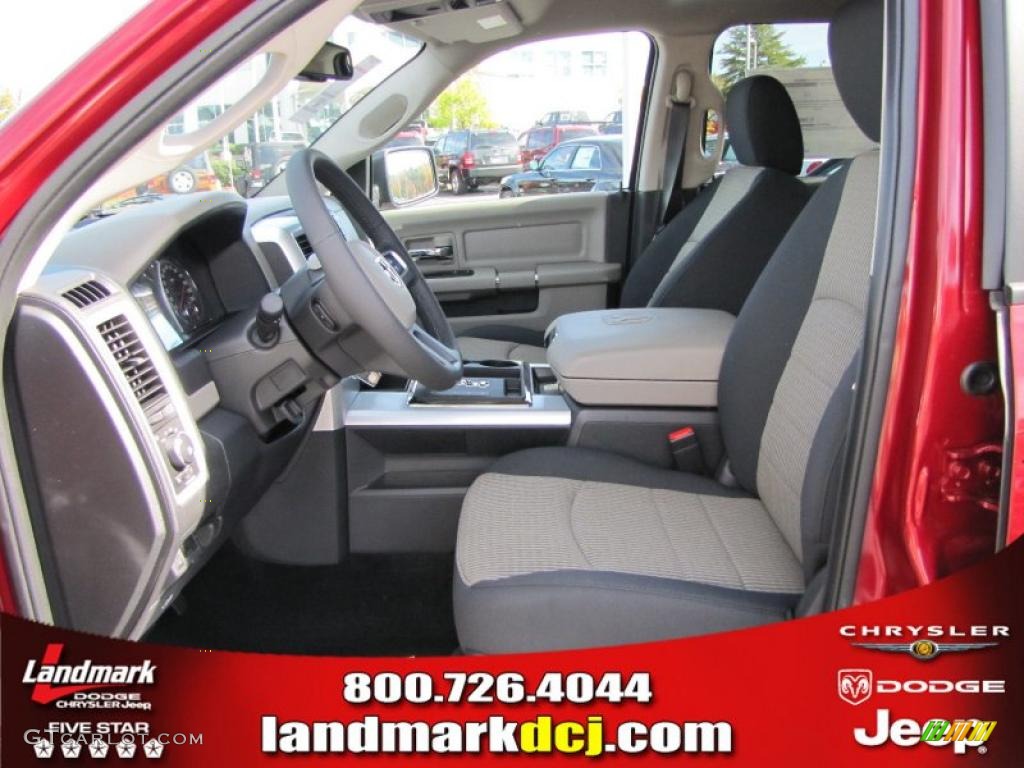 2011 Ram 1500 Big Horn Crew Cab - Deep Cherry Red Crystal Pearl / Dark Slate Gray/Medium Graystone photo #7