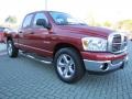 2008 Inferno Red Crystal Pearl Dodge Ram 1500 ST Quad Cab  photo #7