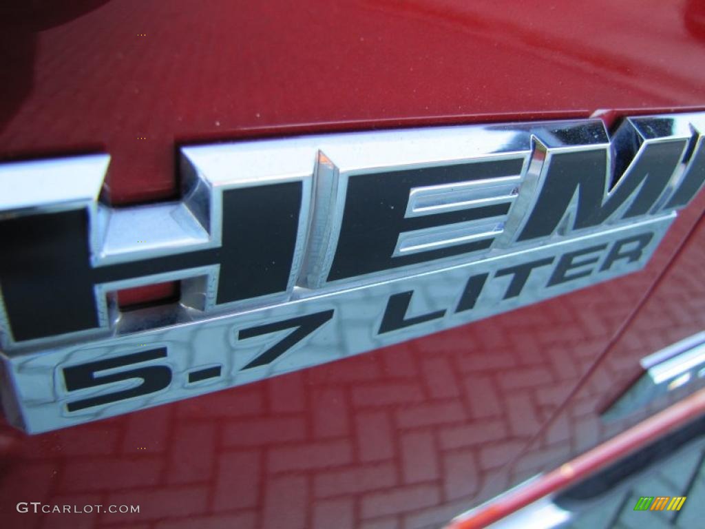 2008 Ram 1500 ST Quad Cab - Inferno Red Crystal Pearl / Medium Slate Gray photo #10