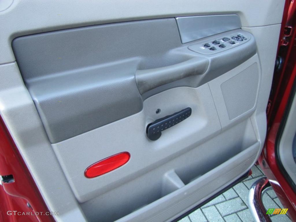 2008 Ram 1500 ST Quad Cab - Inferno Red Crystal Pearl / Medium Slate Gray photo #12