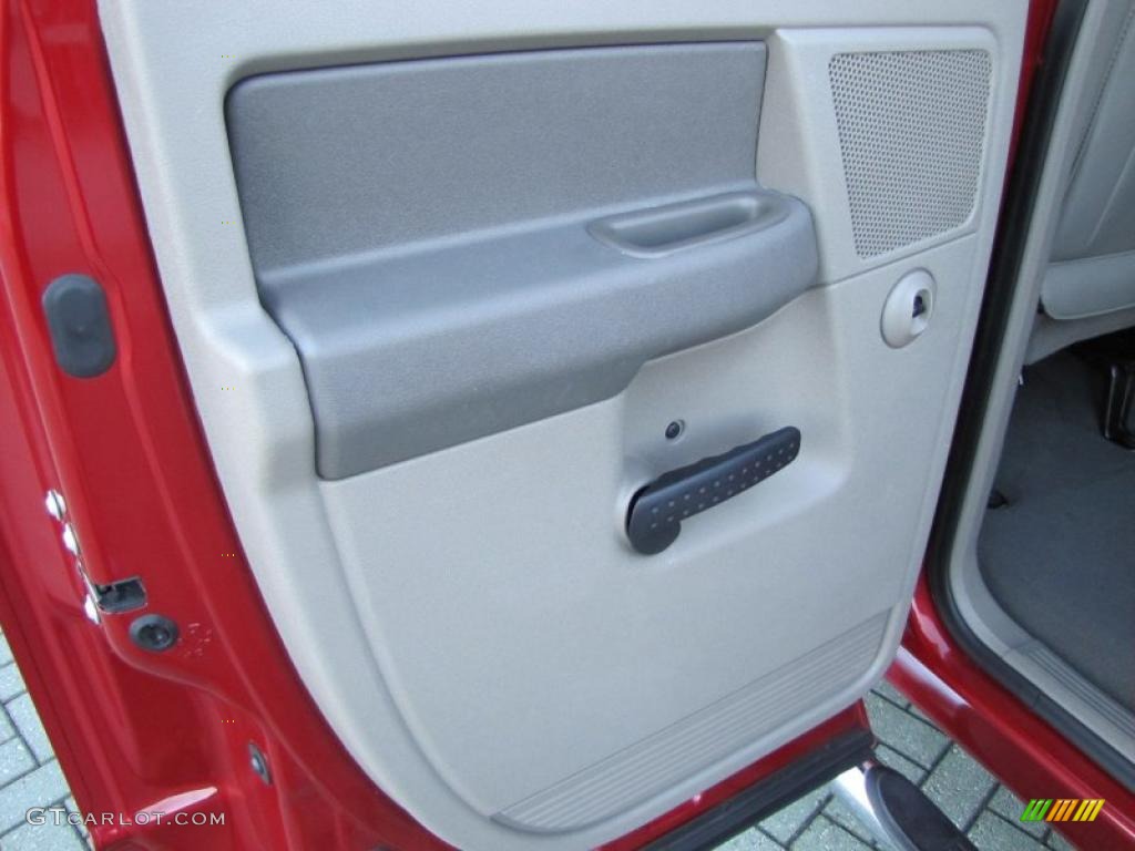 2008 Ram 1500 ST Quad Cab - Inferno Red Crystal Pearl / Medium Slate Gray photo #15