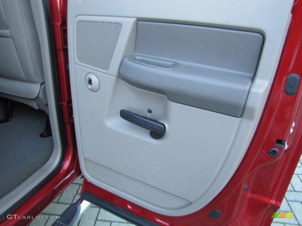 2008 Ram 1500 ST Quad Cab - Inferno Red Crystal Pearl / Medium Slate Gray photo #17