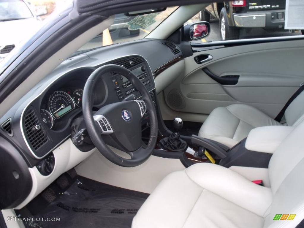 Parchment Interior 2007 Saab 9-3 2.0T Convertible Photo #39628570