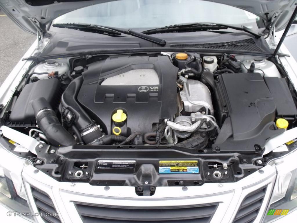 2008 Saab 9-3 Aero SportCombi Wagon 2.8 Liter Turbocharged DOHC 24-Valve VVT V6 Engine Photo #39628914