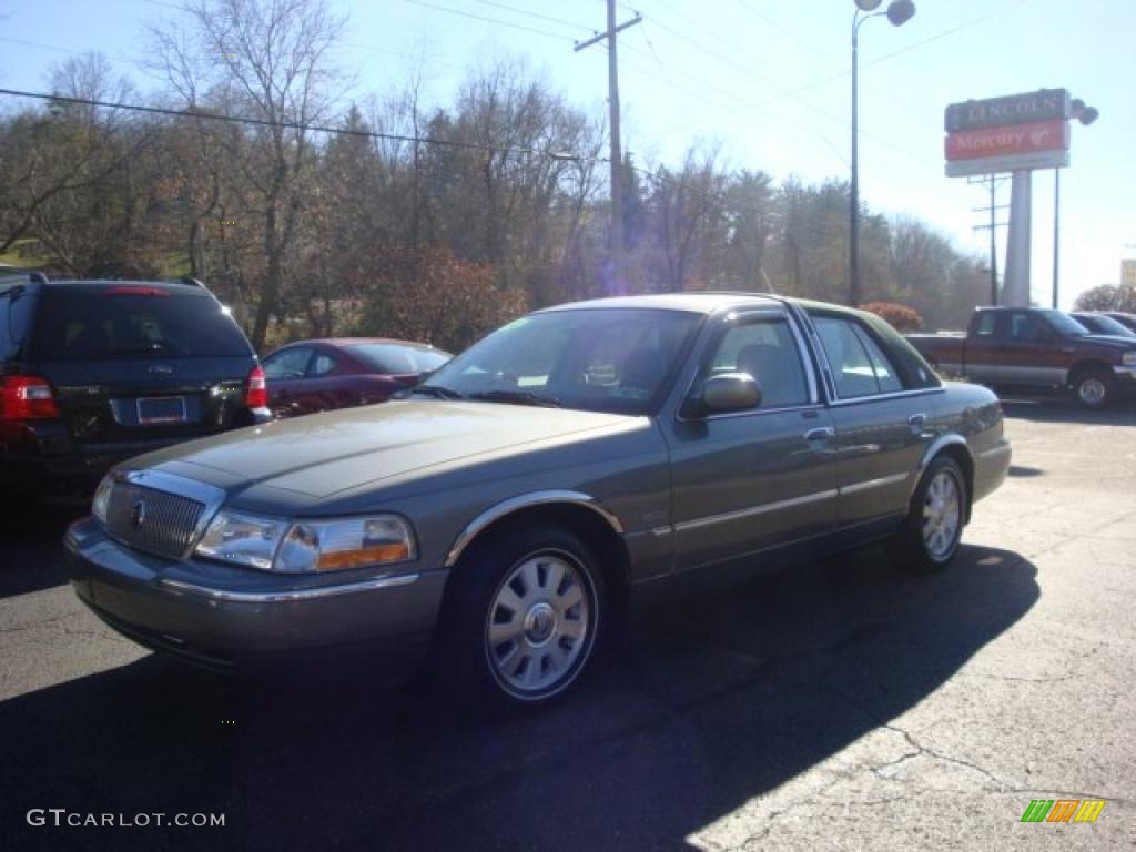 2004 Grand Marquis LS - Spruce Green Metallic / Medium Parchment photo #1