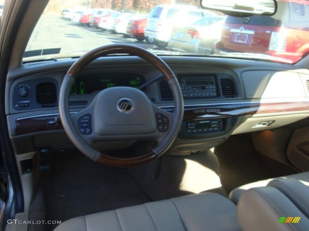 2004 Grand Marquis LS - Spruce Green Metallic / Medium Parchment photo #10