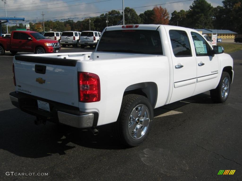 2011 Silverado 1500 LT Crew Cab - Summit White / Light Titanium/Ebony photo #5