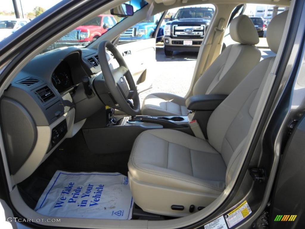 2011 Fusion SEL V6 - Sterling Grey Metallic / Medium Light Stone photo #9