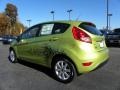 Lime Squeeze Metallic 2011 Ford Fiesta SE Hatchback Exterior