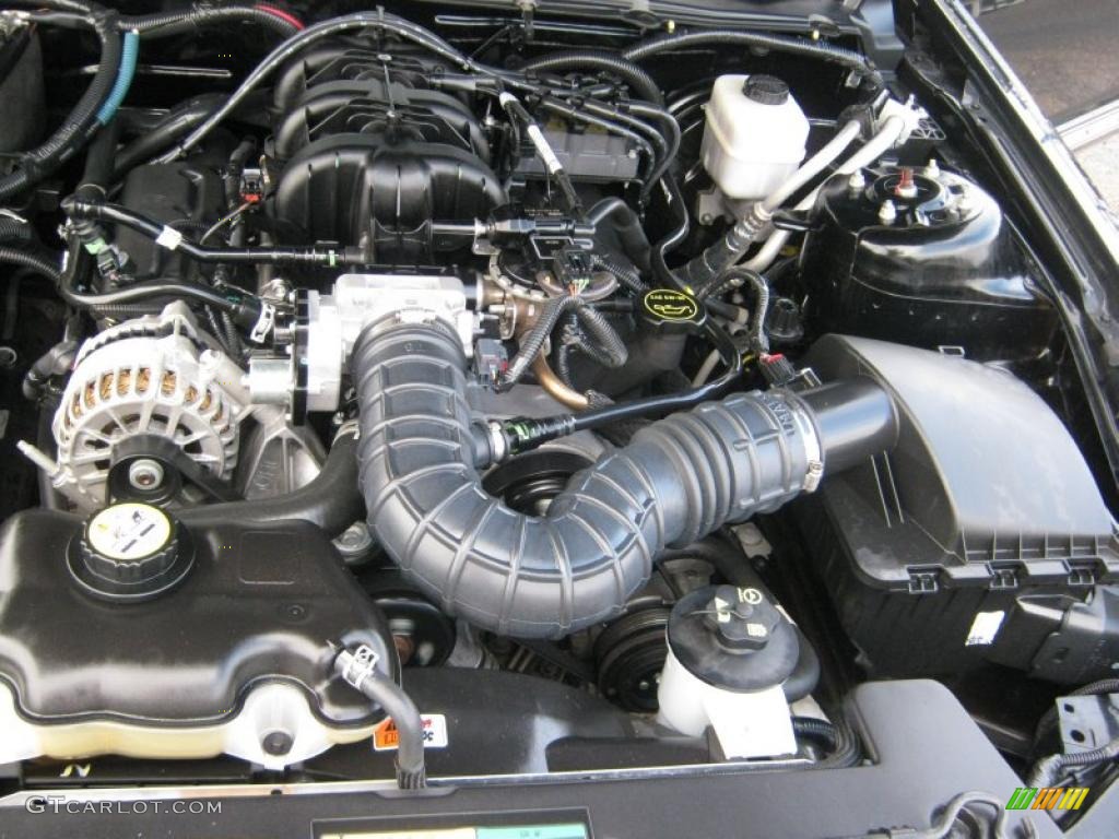 2007 Mustang V6 Premium Coupe - Black / Light Graphite photo #20