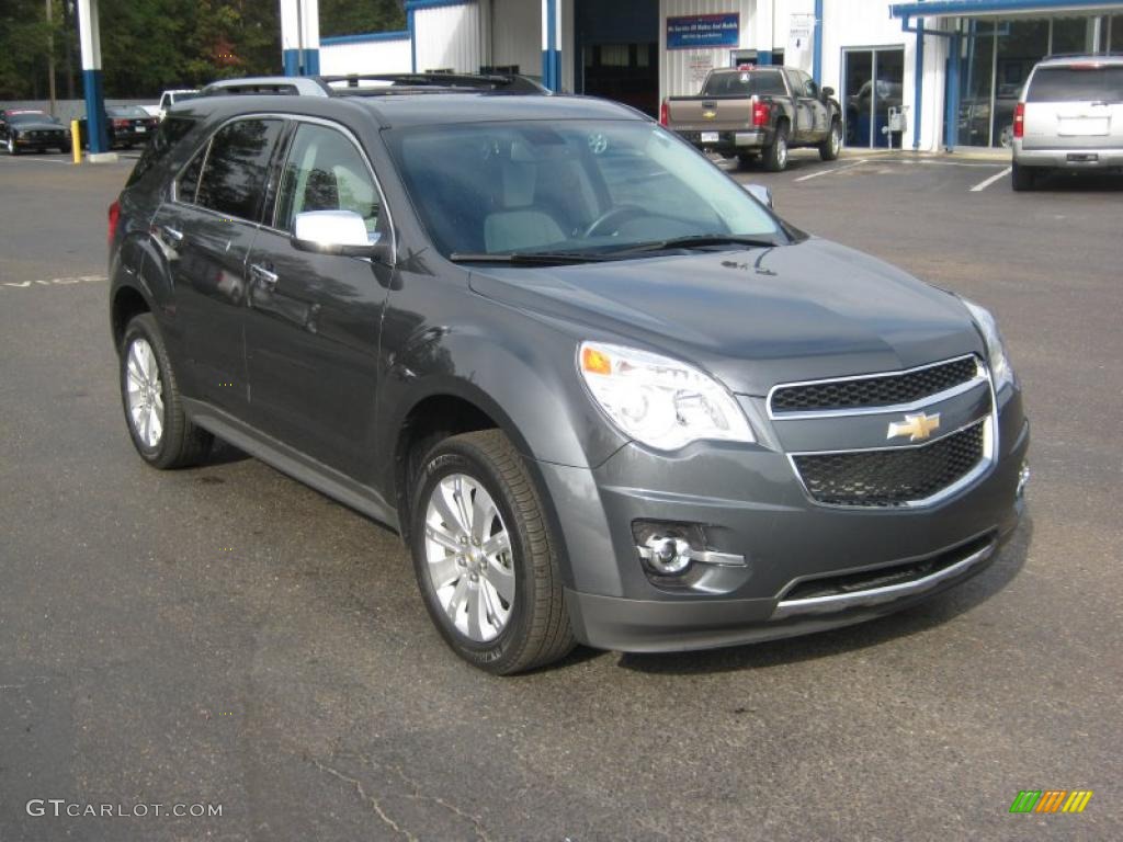 Cyber Gray Metallic 2010 Chevrolet Equinox LTZ AWD Exterior Photo #39632318