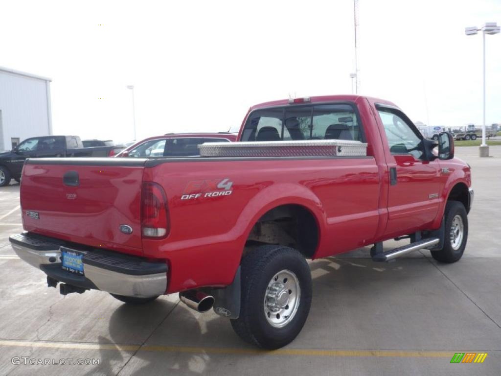Red 2004 Ford F350 Super Duty XLT Regular Cab 4x4 Exterior Photo #39632350