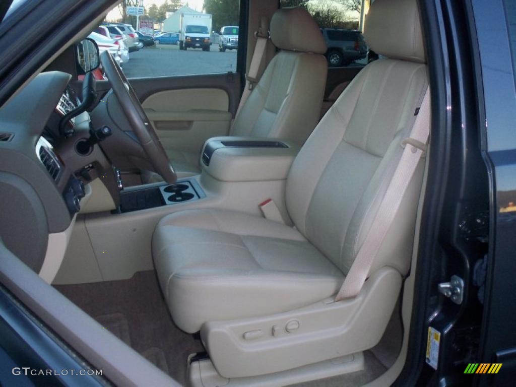 Light Tan Interior 2010 GMC Yukon XL SLT 4x4 Photo #39632378