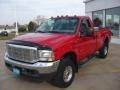 Red - F350 Super Duty XLT Regular Cab 4x4 Photo No. 26