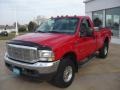 2004 Red Ford F350 Super Duty XLT Regular Cab 4x4  photo #26