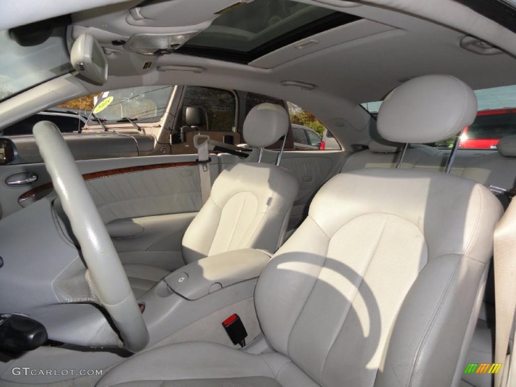 Ash Interior 2004 Mercedes-Benz CLK 320 Coupe Photo #39632754