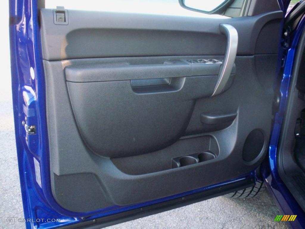 2011 Silverado 1500 LT Extended Cab 4x4 - Laser Blue Metallic / Ebony photo #23