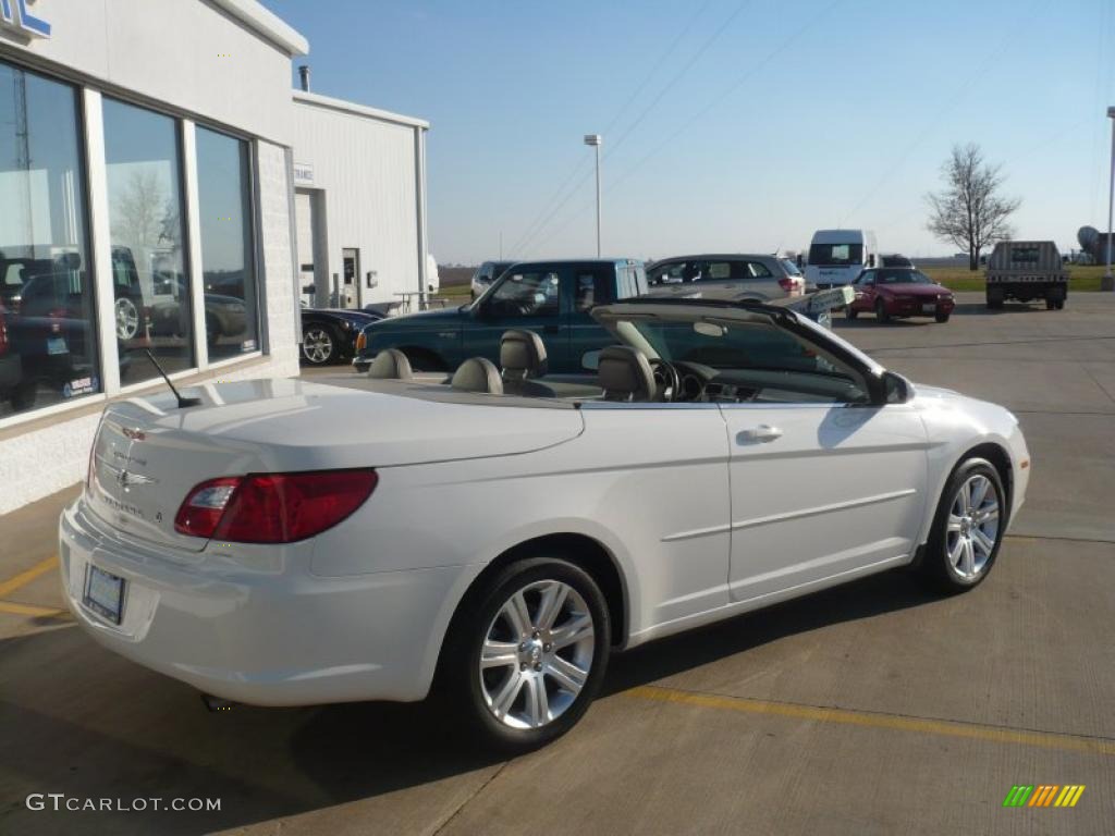 Stone White 2010 Chrysler Sebring Touring Convertible Exterior Photo #39633230