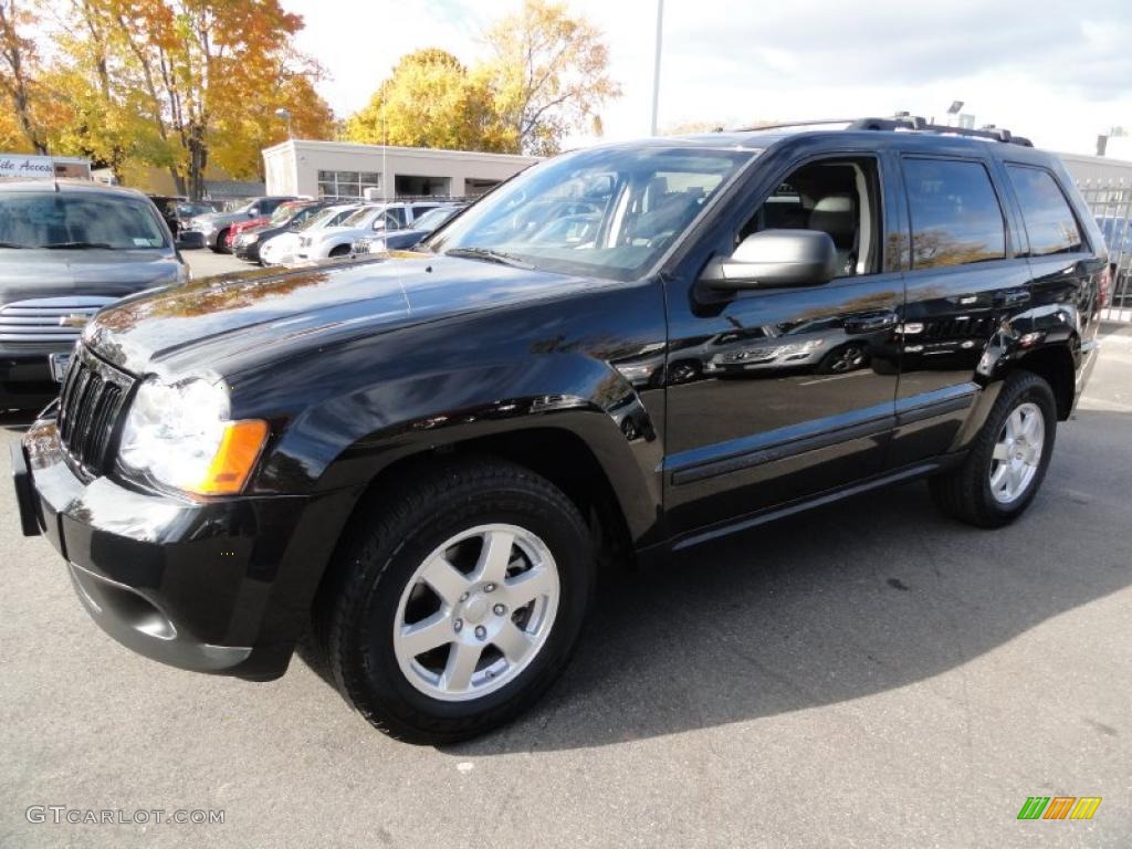 Black 2008 Jeep Grand Cherokee Laredo 4x4 Exterior Photo #39633322
