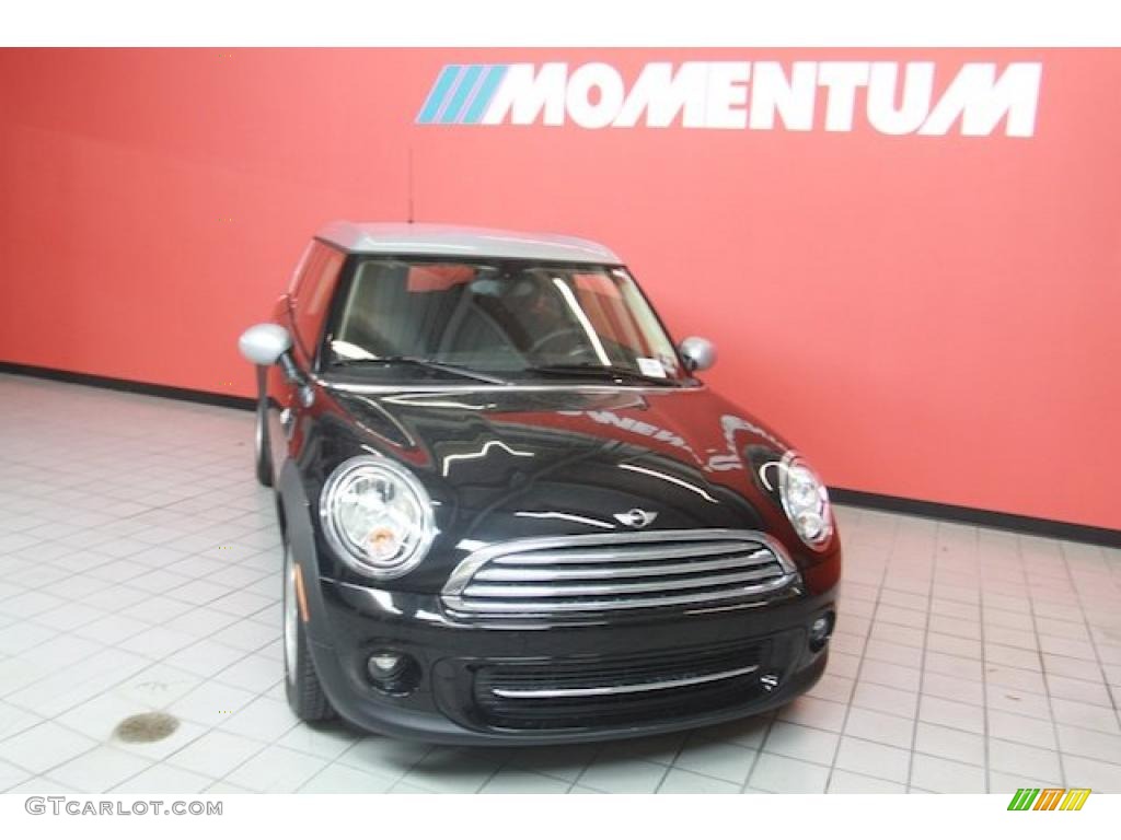 2011 Cooper Clubman - Absolute Black / Punch Carbon Black Leather photo #12