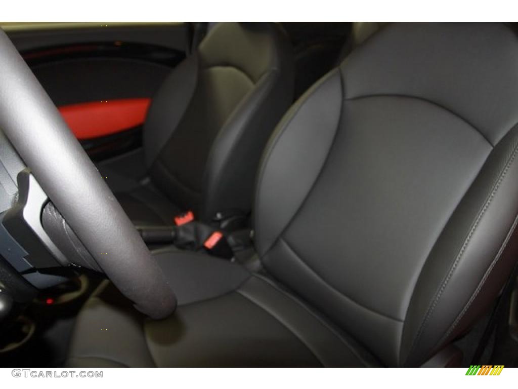 Carbon Black Interior 2011 Mini Cooper S Hardtop Photo #39633682