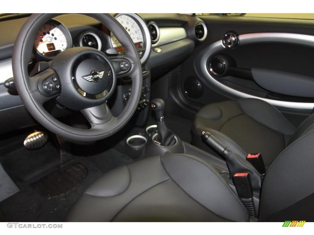 Carbon Black Interior 2011 Mini Cooper S Hardtop Photo #39633826