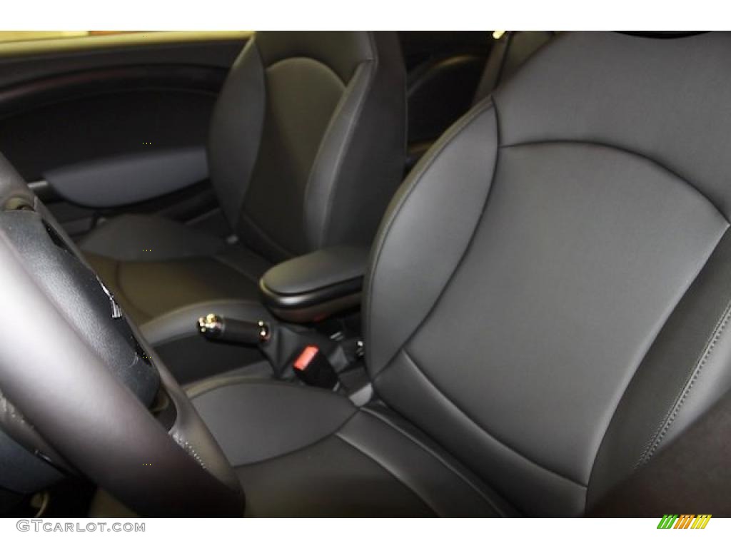Carbon Black Interior 2011 Mini Cooper S Hardtop Photo #39634426