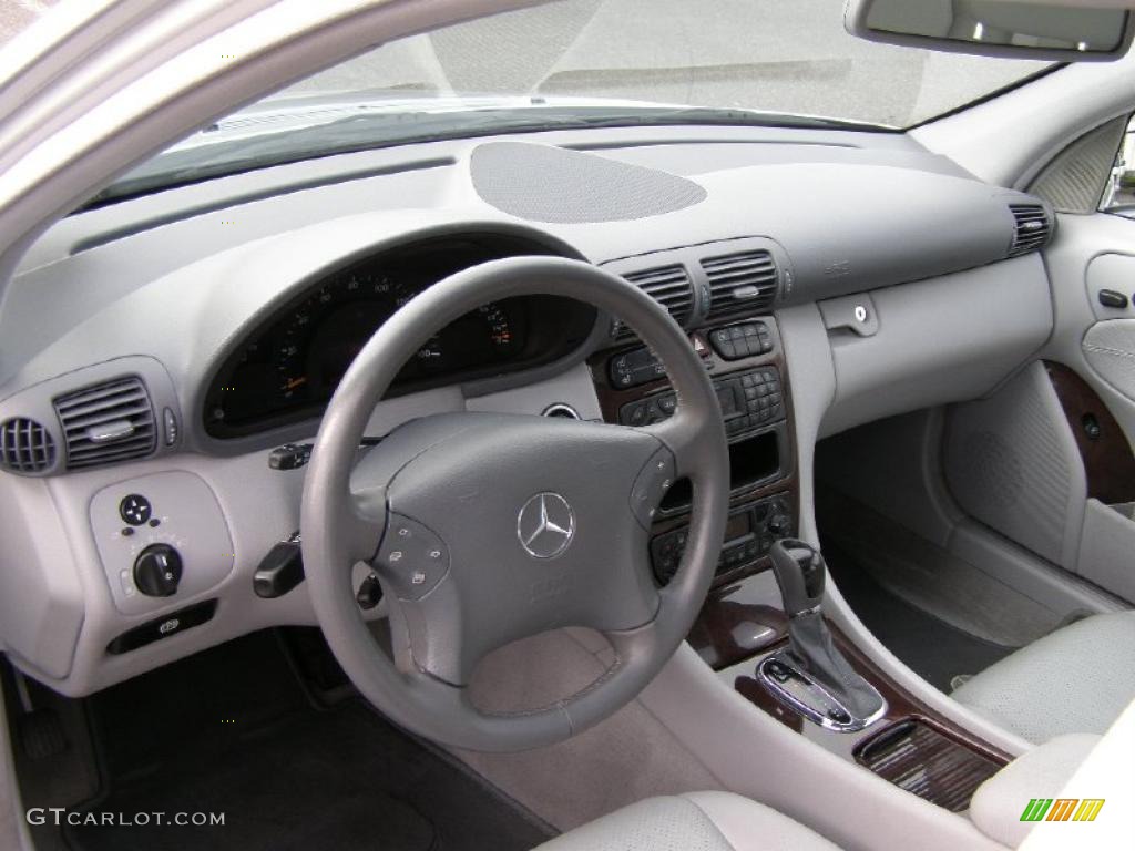 Ash Interior 2003 Mercedes-Benz C 320 4Matic Sport Sedan Photo #39634534