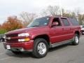 2004 Sport Red Metallic Chevrolet Suburban 1500 Z71 4x4  photo #1