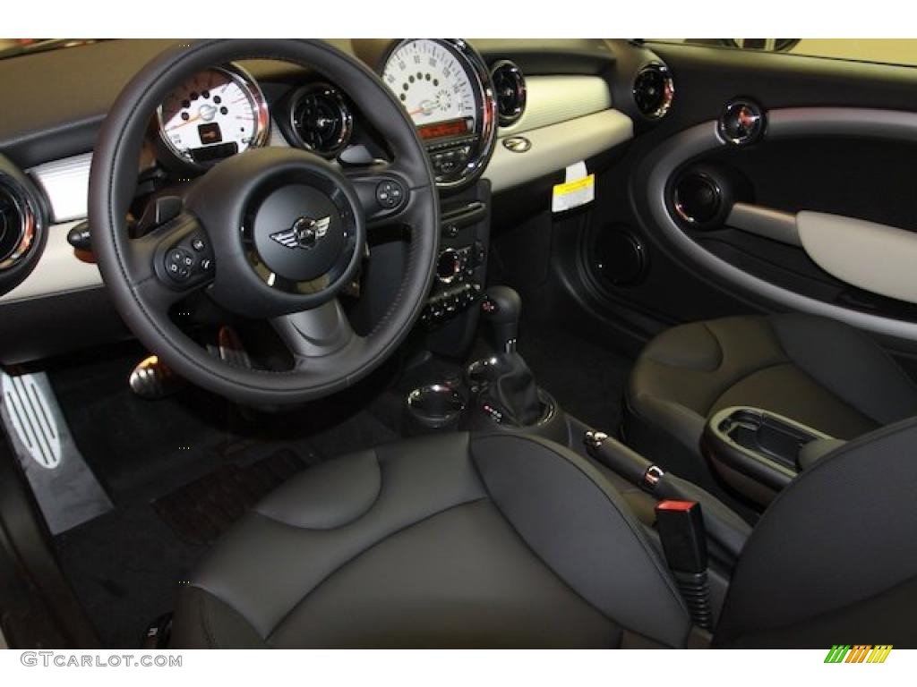Carbon Black Interior 2011 Mini Cooper S Clubman Photo #39635202