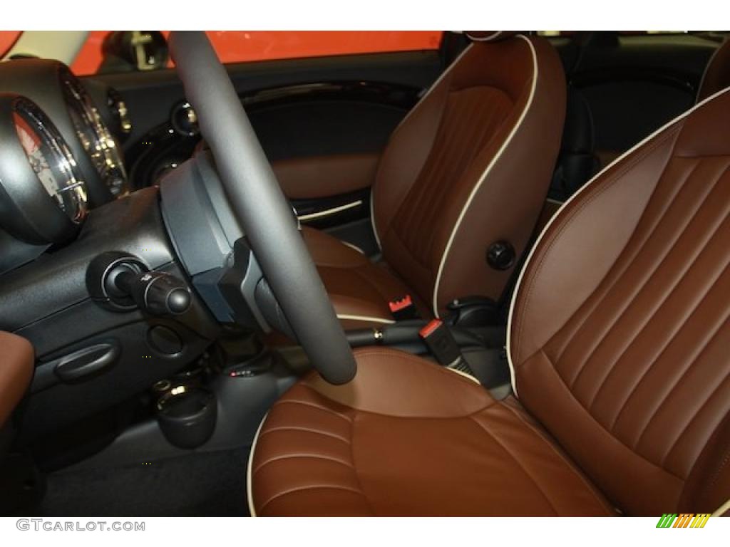 Hot Chocolate Lounge Leather Interior 2011 Mini Cooper S Clubman Photo #39635346