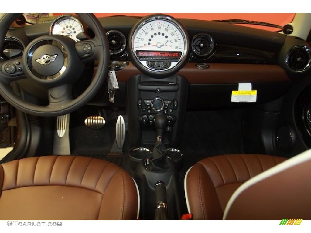 2011 Mini Cooper S Clubman Hot Chocolate Lounge Leather Dashboard Photo #39635430